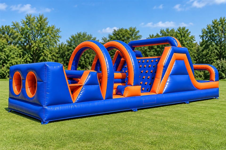 Blue & Orange obstacle course