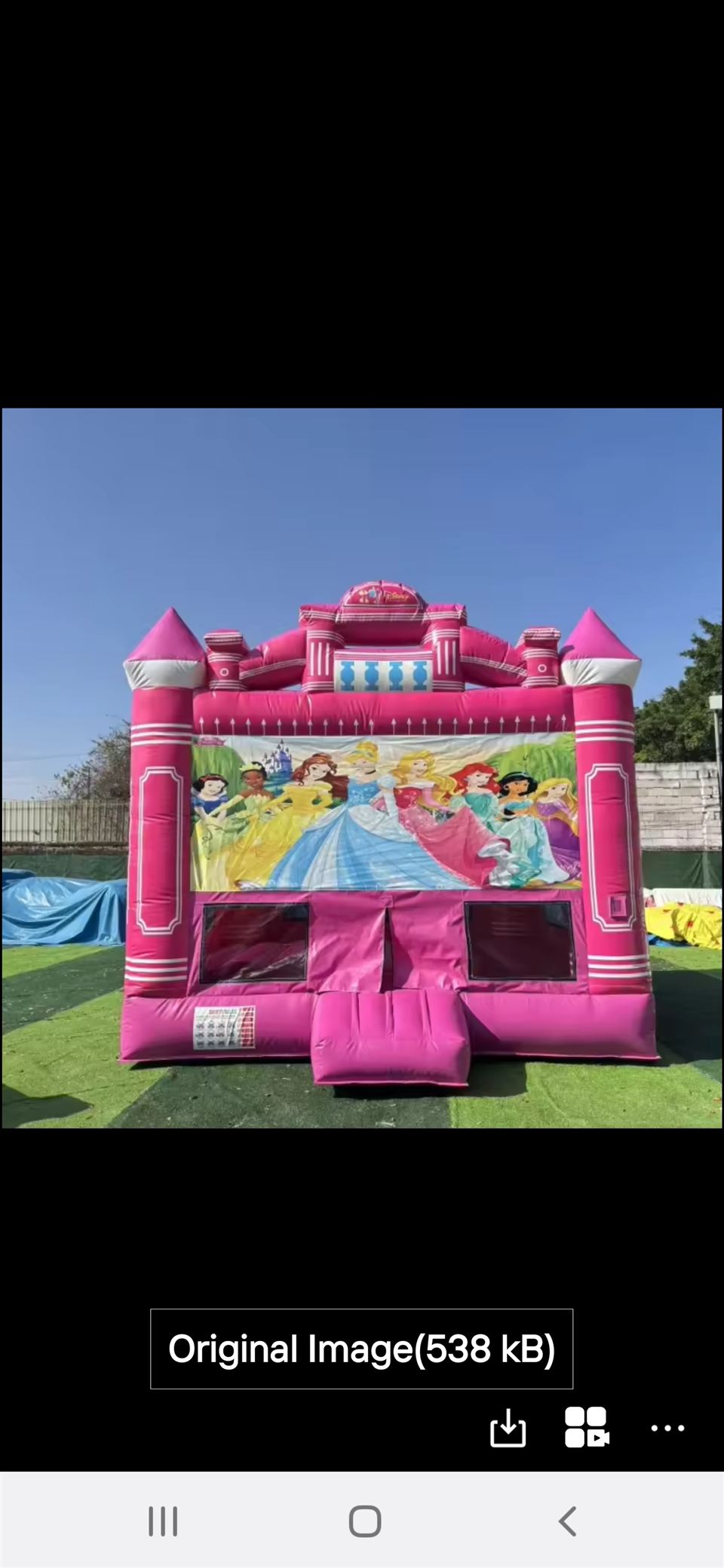 Princess Castle bounce house